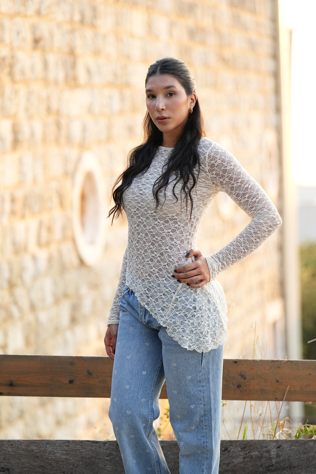 Ethereal Mesh Top