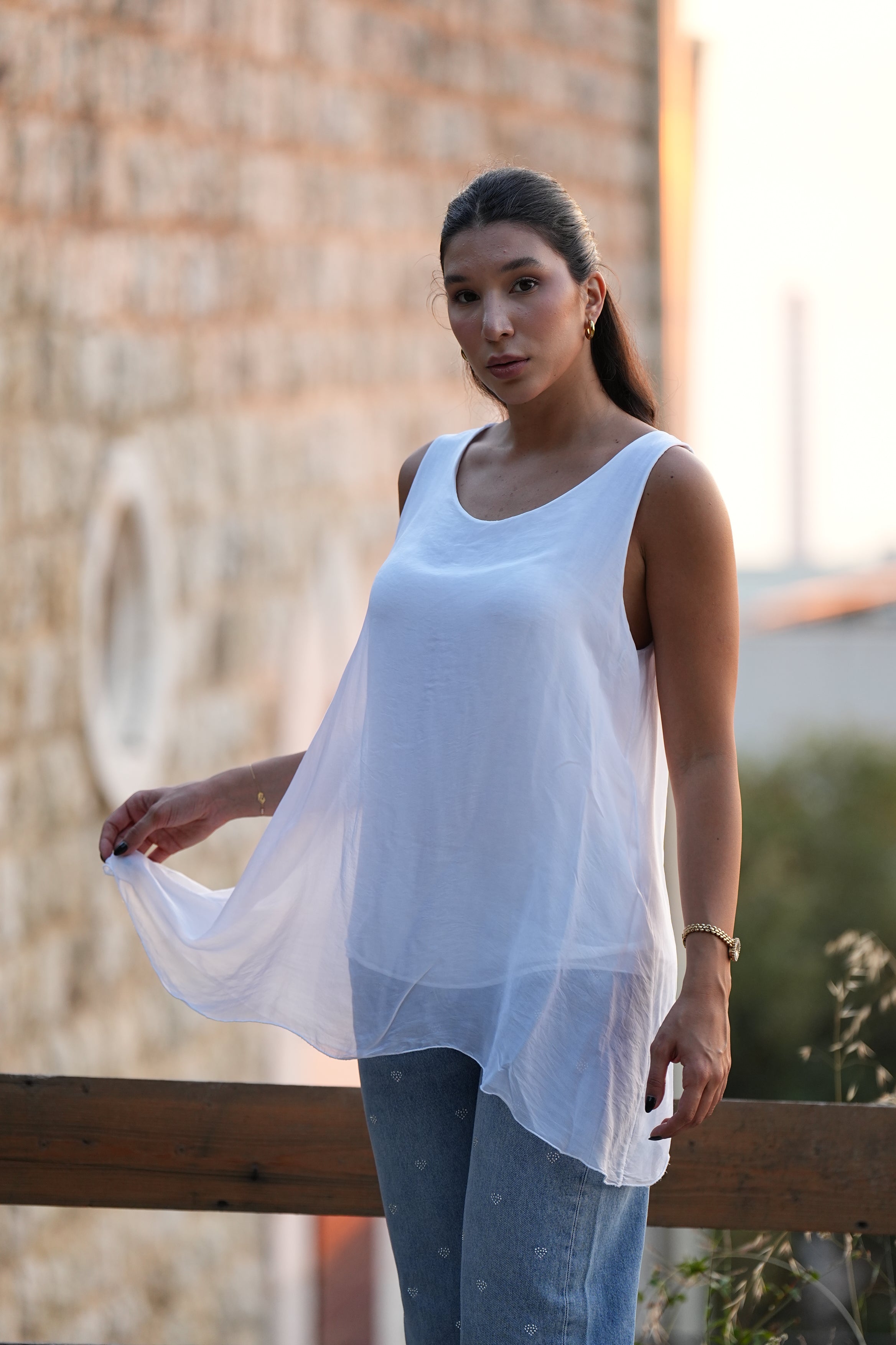 Elara Drape Top
