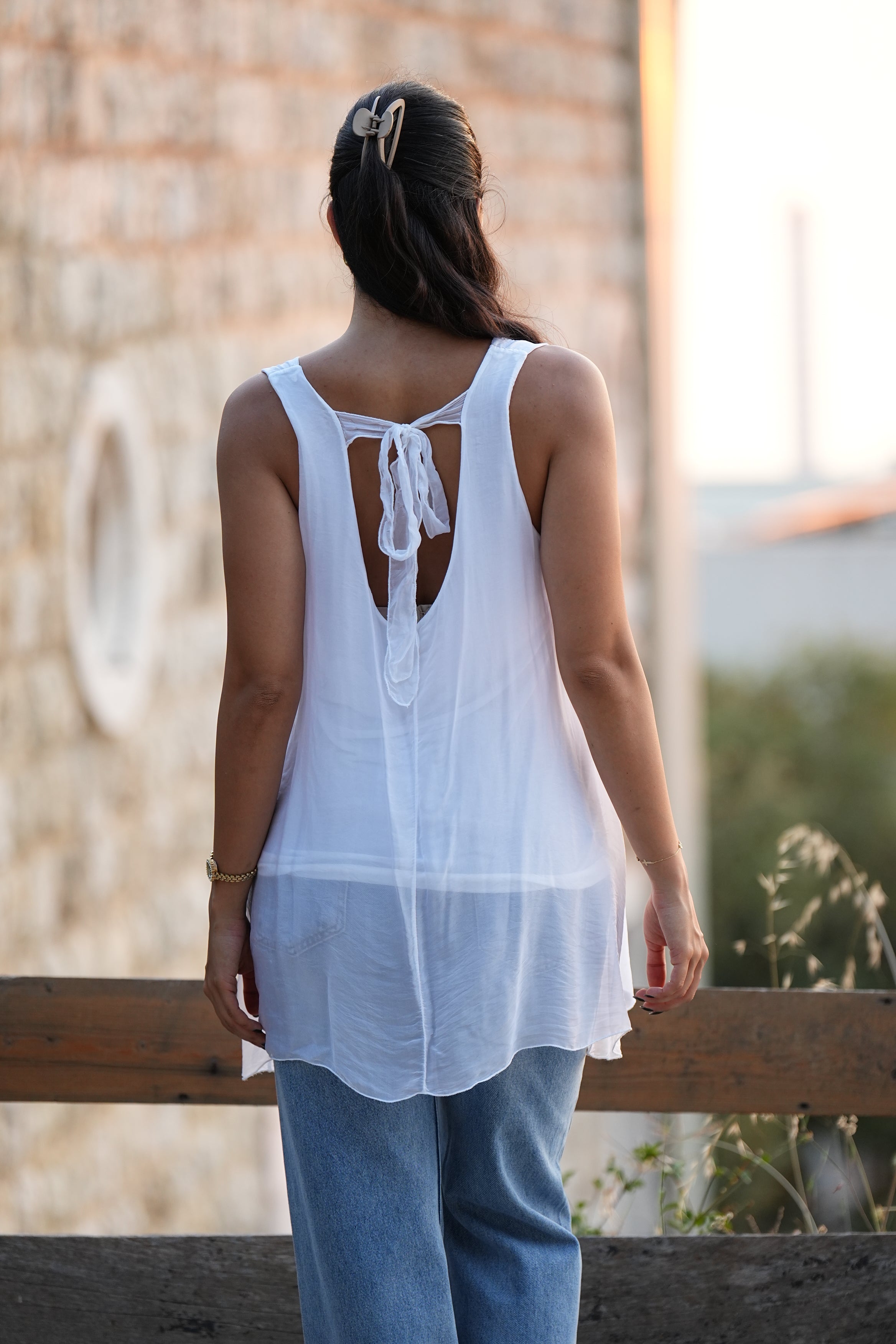 Elara Drape Top
