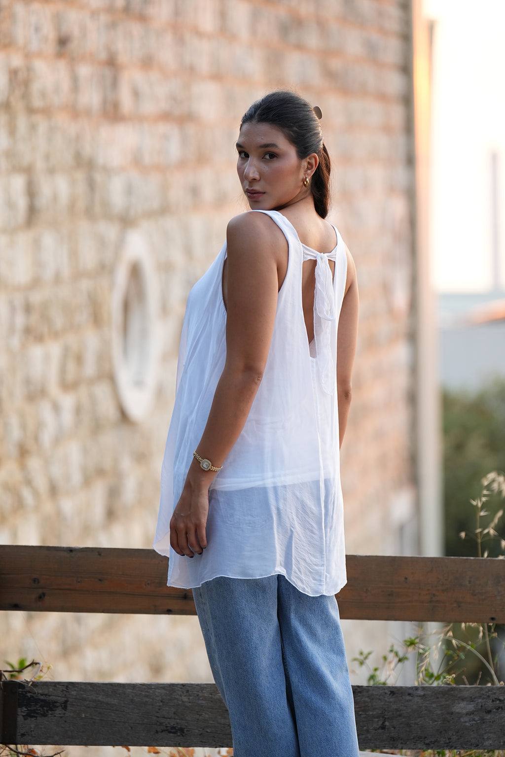 Elara Drape Top