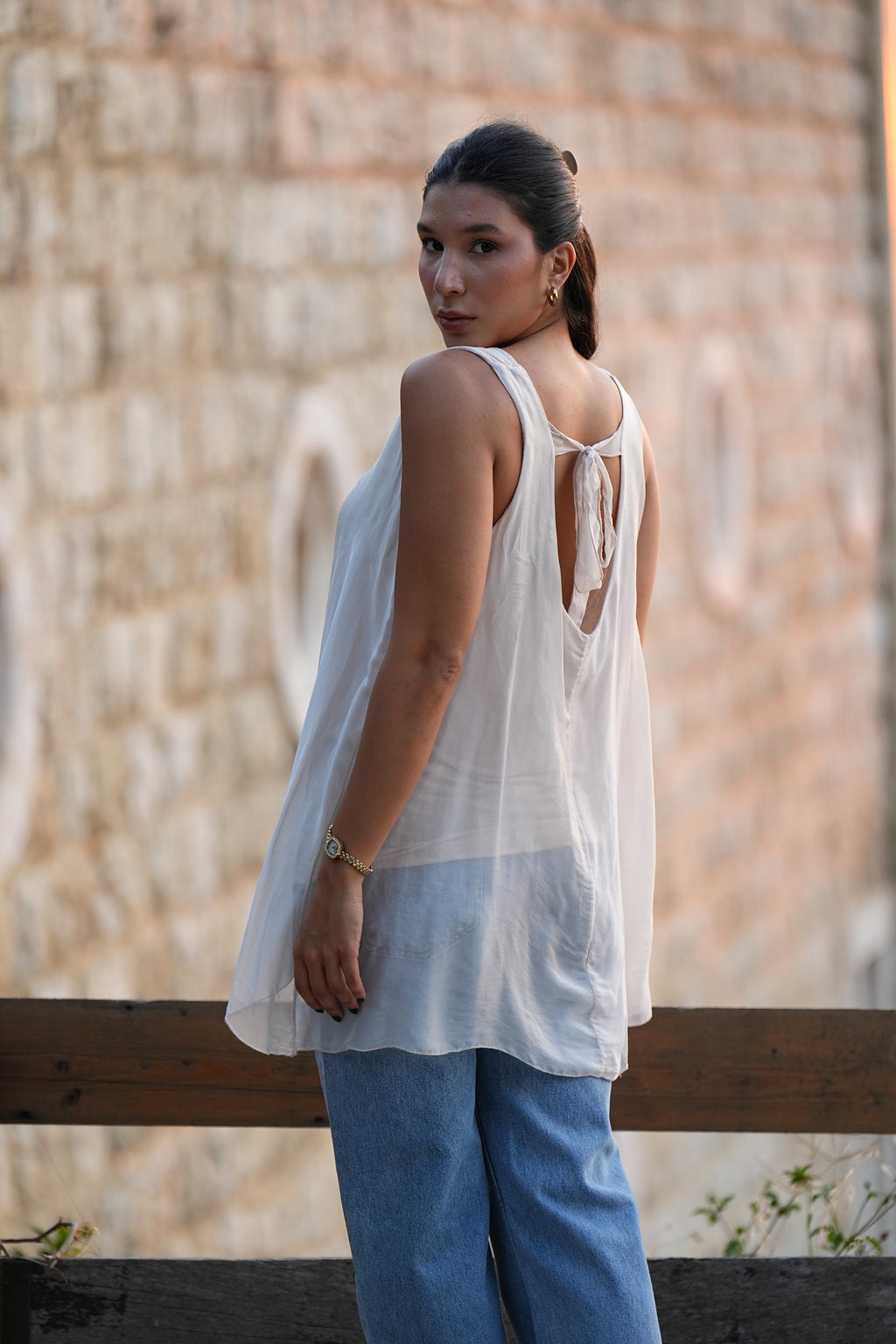 Elara Drape Top