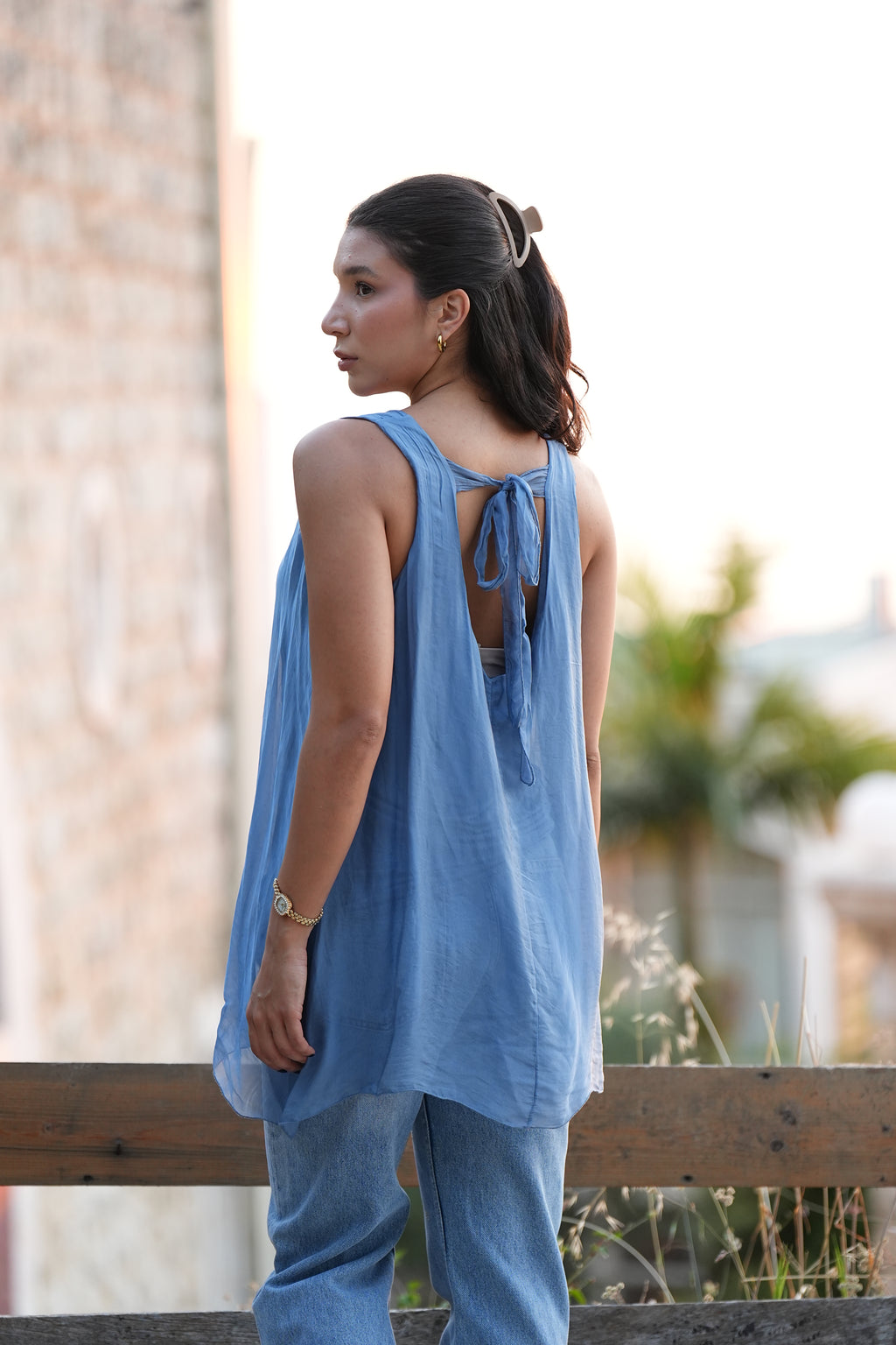 Elara Drape Top