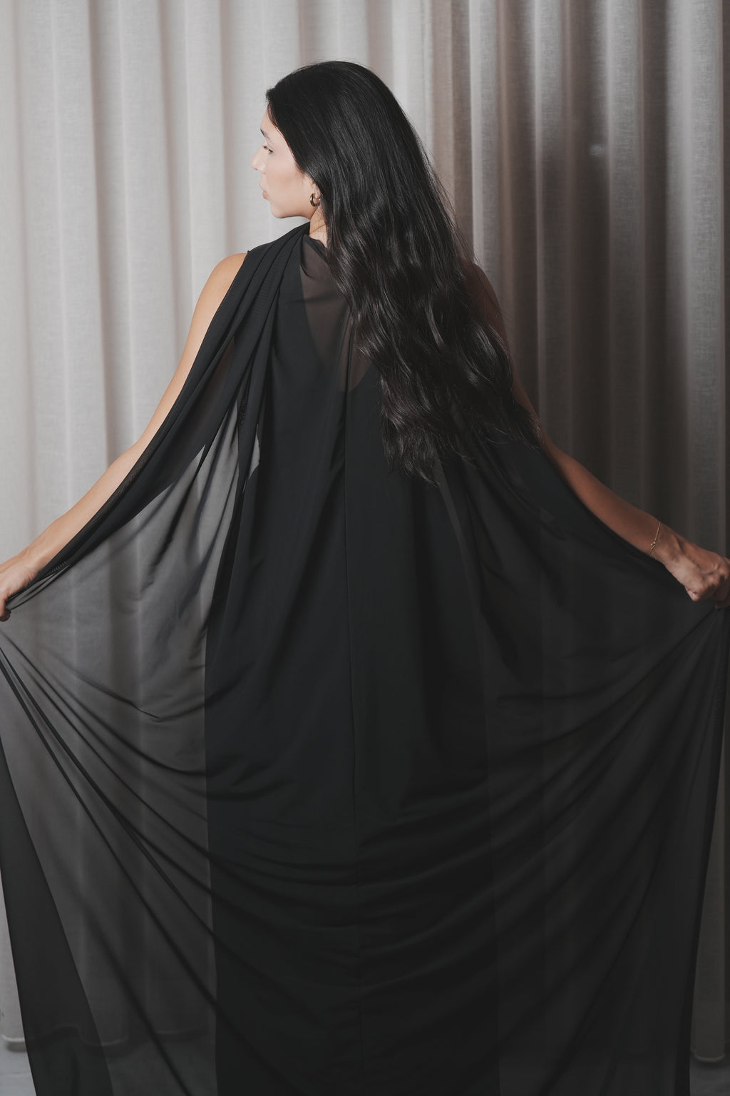 Midnight Veil Dress