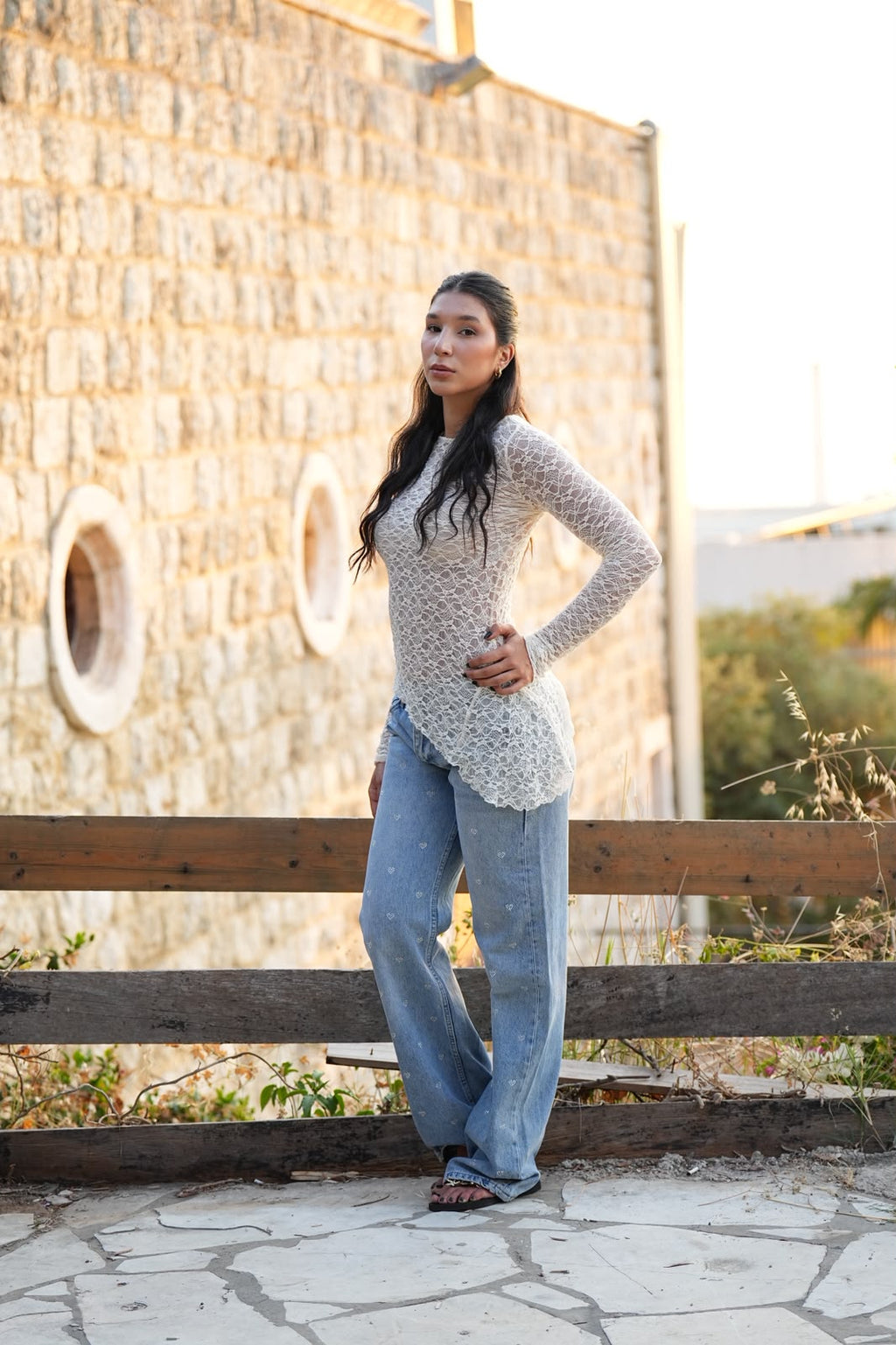 Ethereal Mesh Top