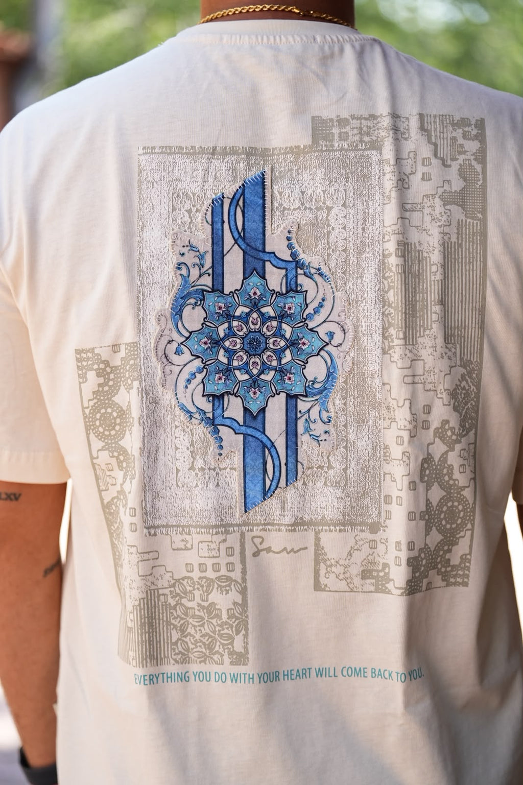 Azure mandala tshirt AST019