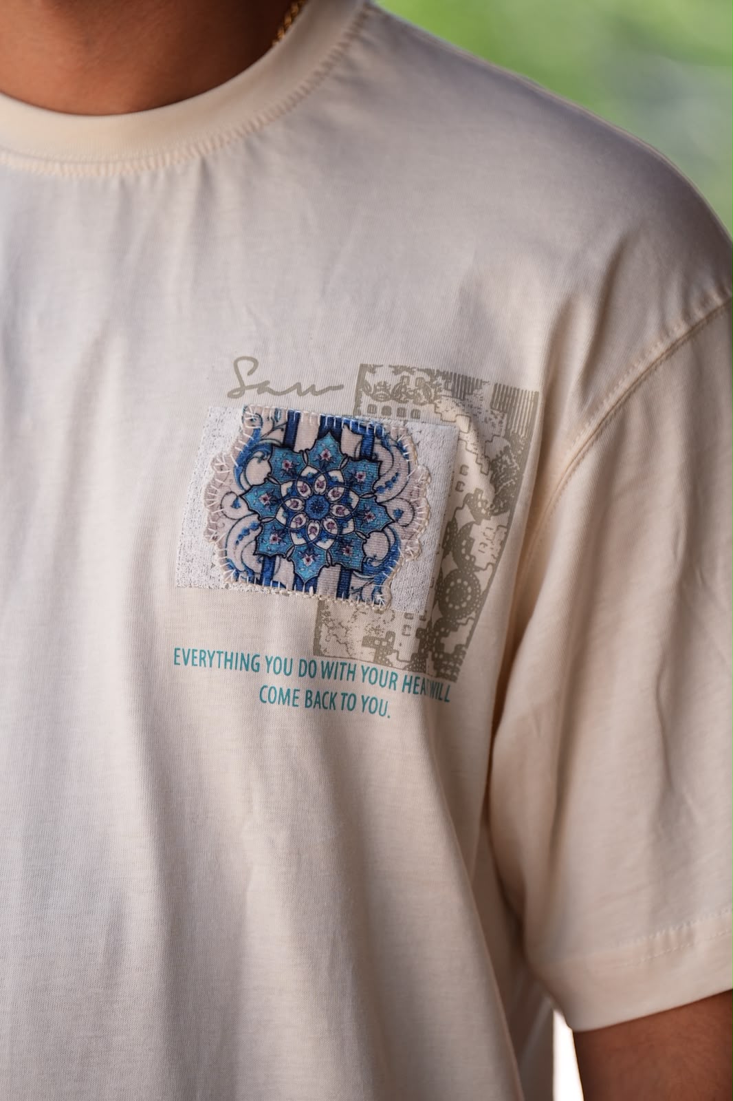 Azure mandala tshirt AST019